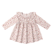 Rylee + Cru Inc. RUFFLE COLLAR JERSEY DRESS || GARDEN