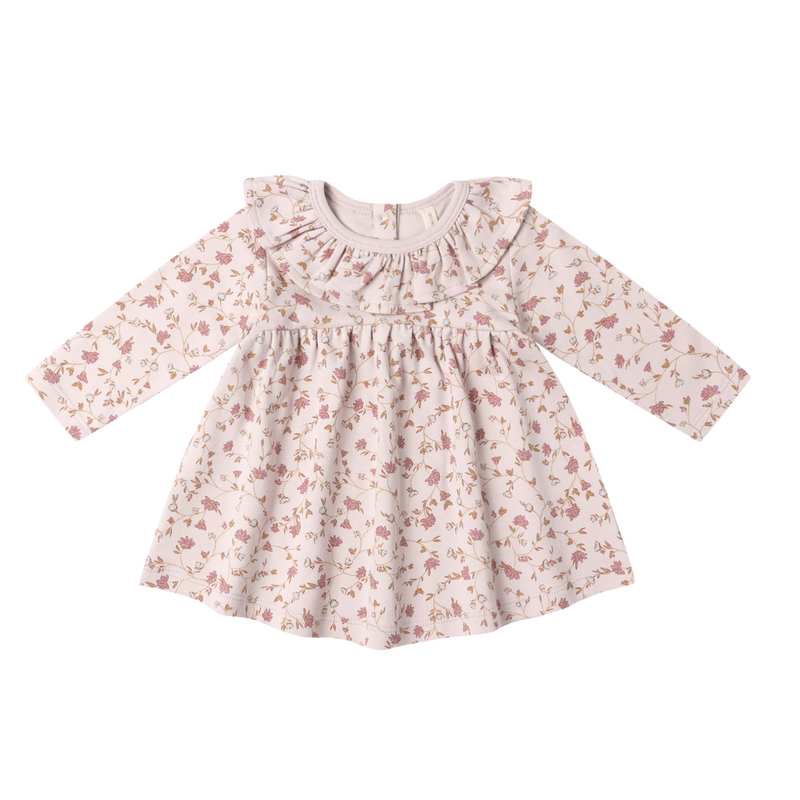 Rylee + Cru Inc. RUFFLE COLLAR JERSEY DRESS || GARDEN