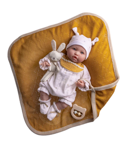 JC TOYS WILD FLOWER 15" BERENGUER CLASSICS HAND PAINTED WEIGHTED SOFT