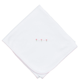 MAGNOLIA BABY JULIETTE'S CLASSICS PINK RECEIVING BLANKET