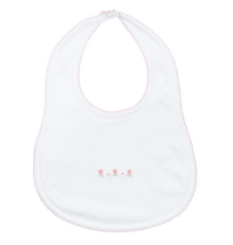 MAGNOLIA BABY JULIETTE'S CLASSICS PINK BIB