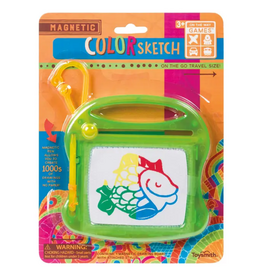 TOYSMITH On the Way Games Magnetic Color Mini Sketch