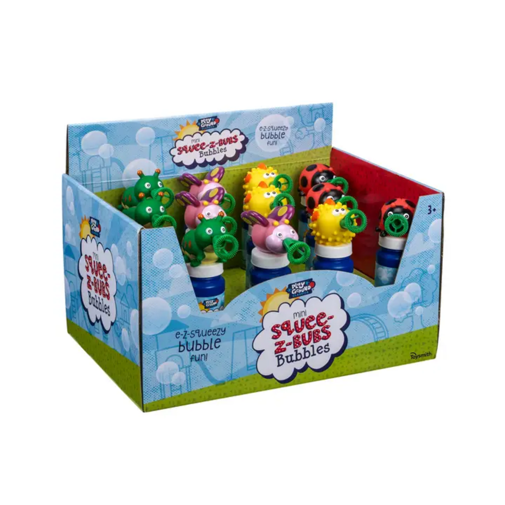 TOYSMITH Playground Classics Mini Squee-Z Bub Bubbles