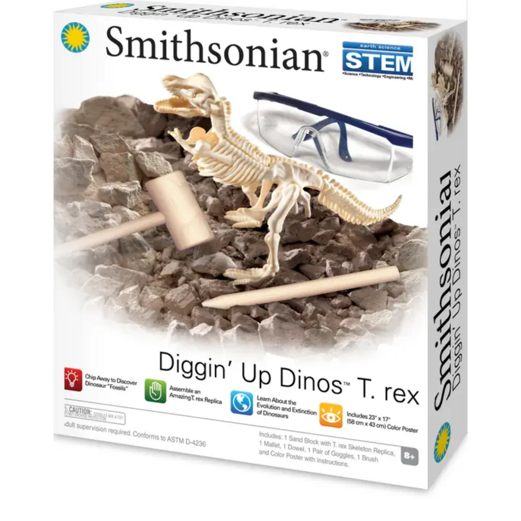 TOYSMITH Smithsonian Diggin' Up Dinosaurs T-Rex