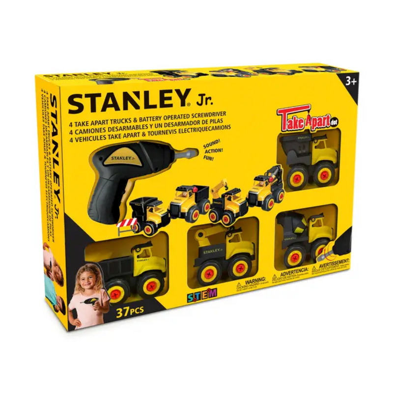 TOYSMITH Stanley Jr. Take Apart Dot Truck Set