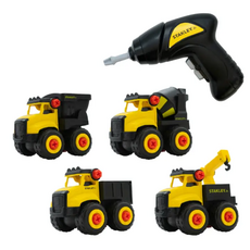 TOYSMITH Stanley Jr. Take Apart Dot Truck Set