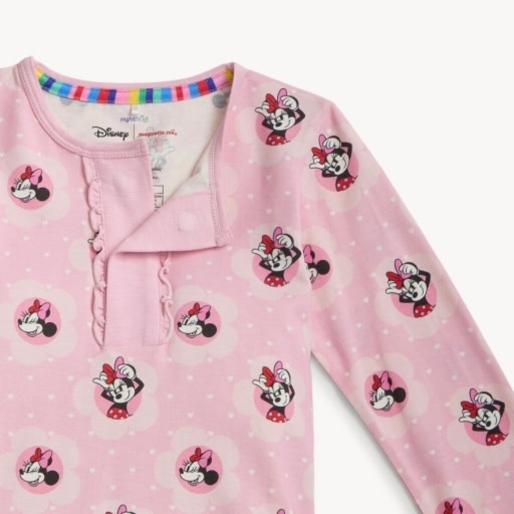 Magnetic  Me MINNIE GALENTINES DAY RF L/S PJ W/ RUFFLE