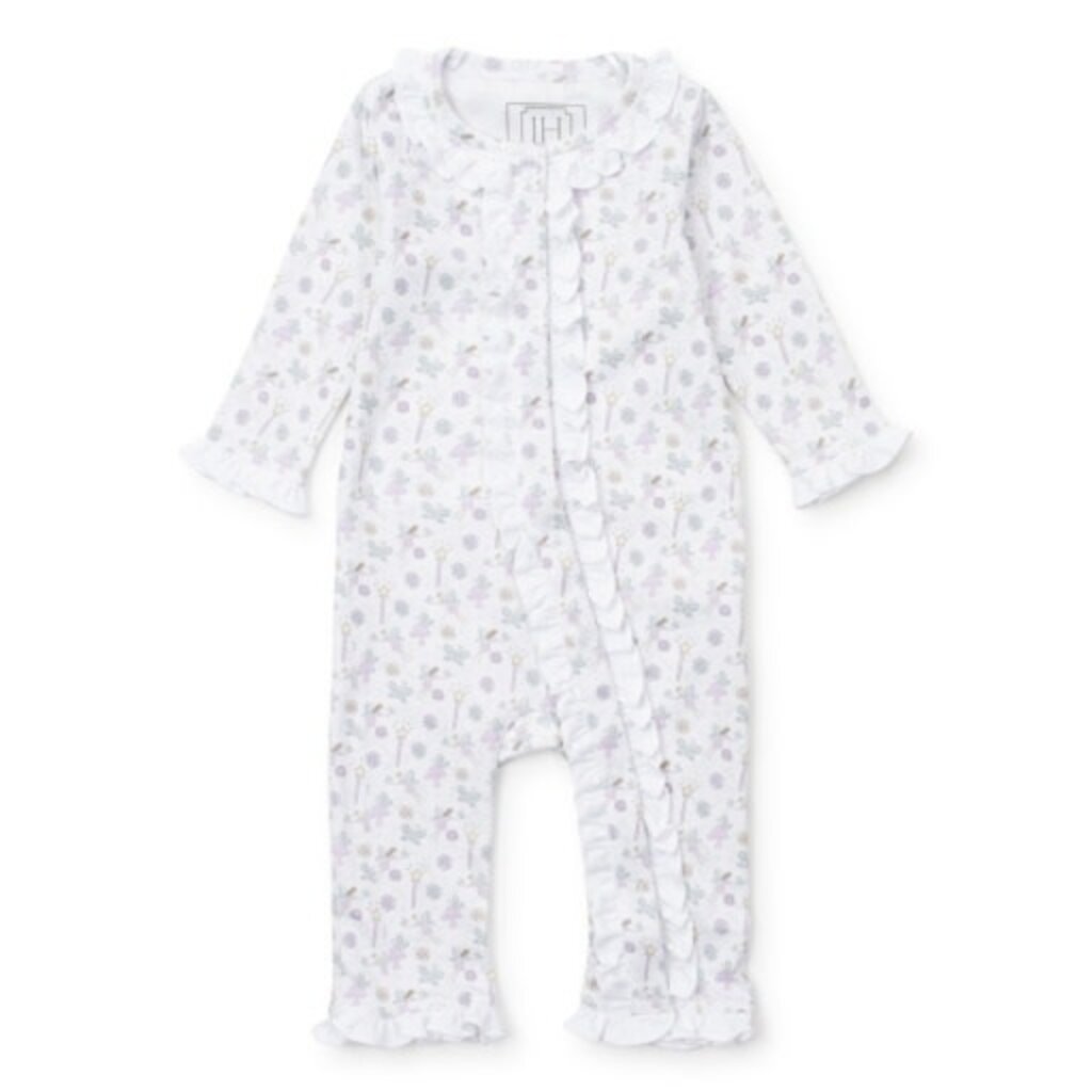 Lila + Hayes GREY ROMPER