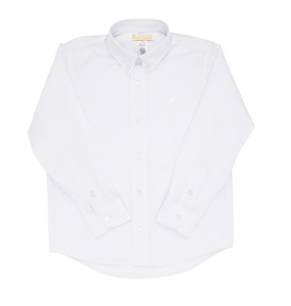 THE BEAUFORT BONNET COMPANY DEANS LIST DRESS SHIRT-OXFORD Worth Ave White