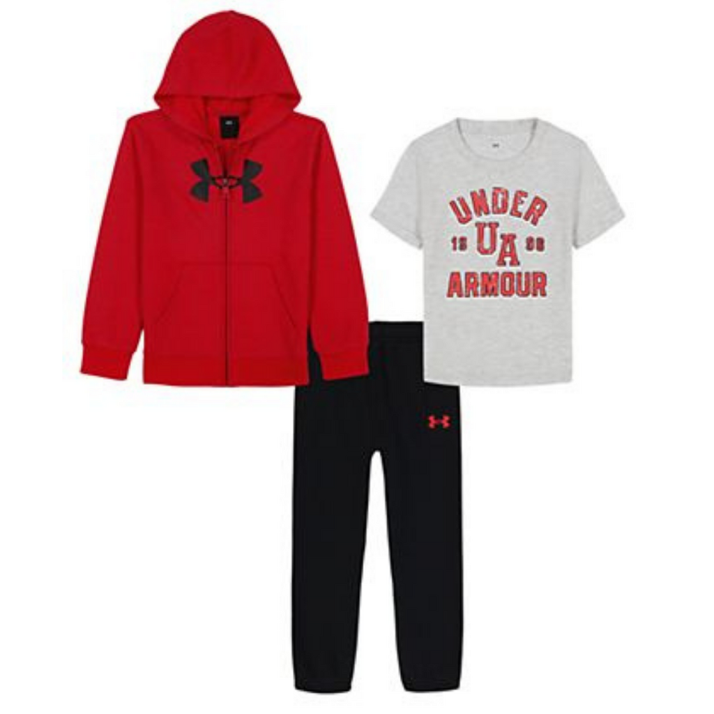 UNDER ARMOUR UA RIVAL 3PC HOODIE SET