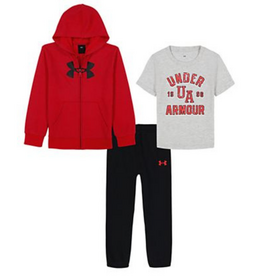 UNDER ARMOUR UA RIVAL 3PC HOODIE SET