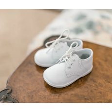 LAMOUR JAMES WHITE LEATHER HIGH-TOP BOOT