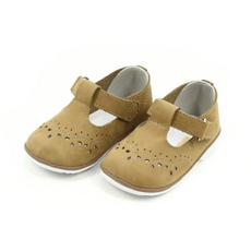 LAMOUR BIRDIE TODDLER T-STRAP NUBUCK KHAKI