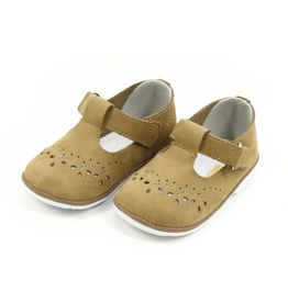 LAMOUR BIRDIE TODDLER T-STRAP NUBUCK KHAKI