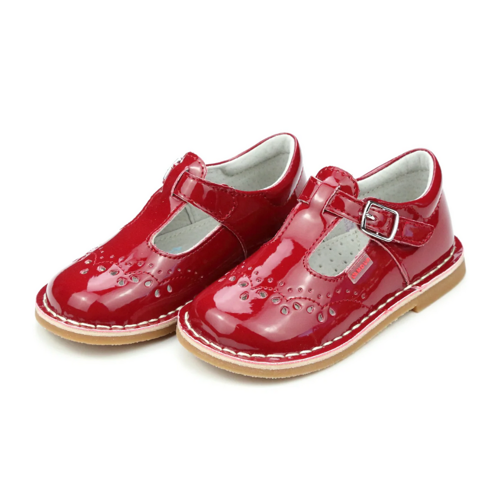 LAMOUR RUTHIE STICHED MJ-PATENT RED