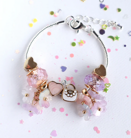LAUREN HINKLEY PRETTY POSY CHARM BRACELET