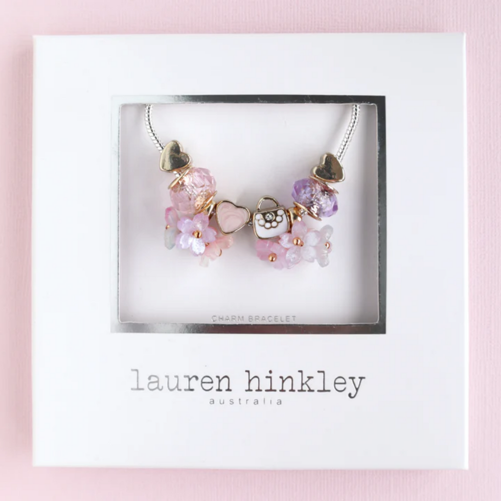 LAUREN HINKLEY PRETTY POSY CHARM BRACELET