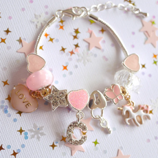 LAUREN HINKLEY UNICORN CHARM BRACELET