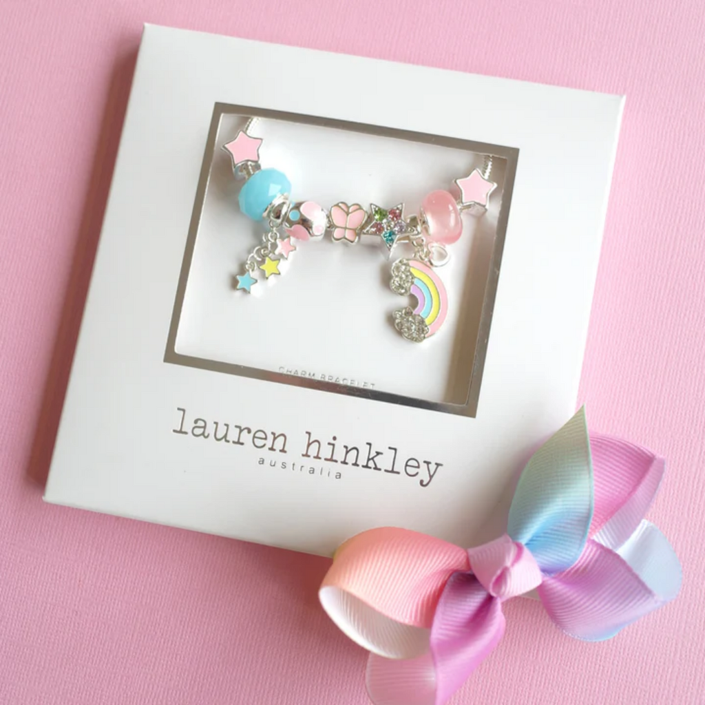 LAUREN HINKLEY RAINBOW CHARM BRACELET