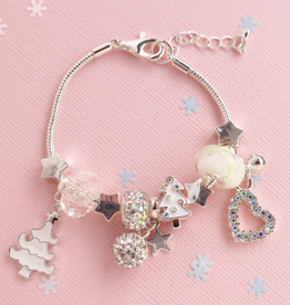 LAUREN HINKLEY ENCHANTED CHRISTMAS  CHARM BRACELET