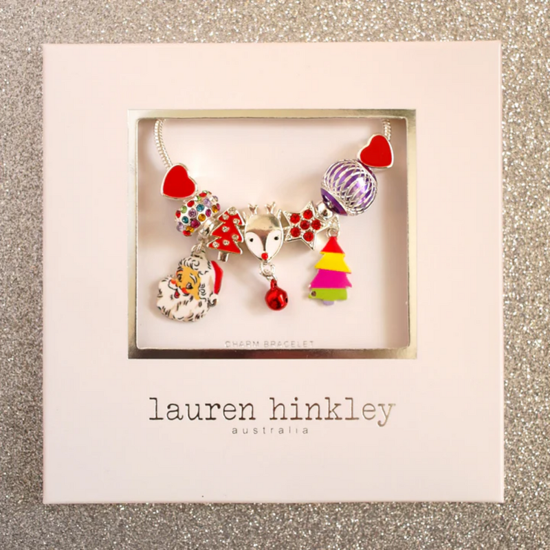 LAUREN HINKLEY MERRY LITTLE CHRISTMAS  CHARM BRACELET