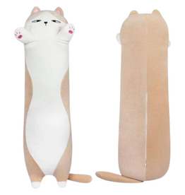 SHOWCASE EX-LONG ANIMAL PLUSH 4.5FT PILLOW-GRUMPY CAT