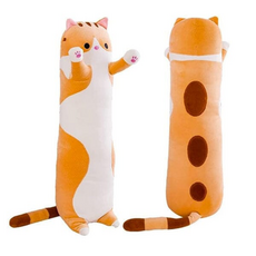 SHOWCASE LONG ANIMAL PLUSH TOY (3FT) ORANGE TABBY CAT