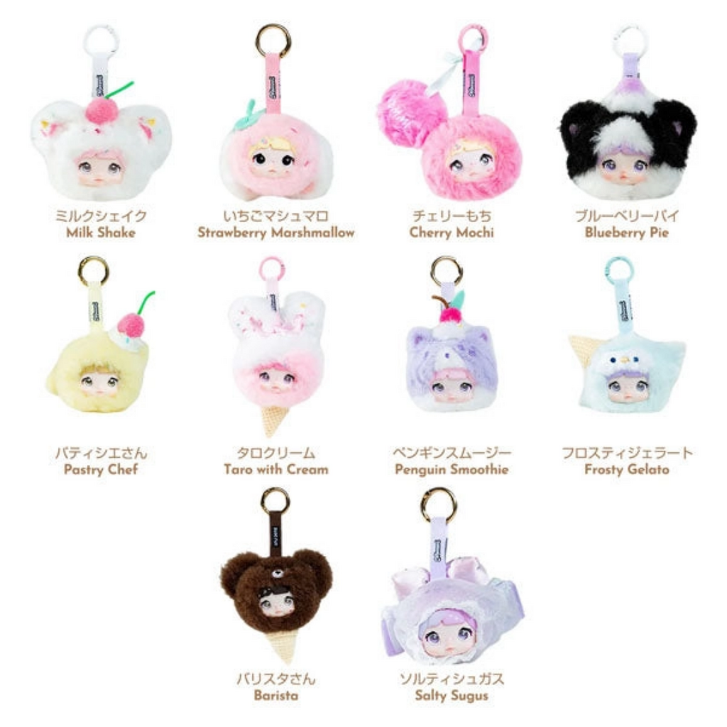 SHOWCASE NOMMI 100% SWEETNESS KAWAII PLUSH DOLL KEYCHAIN