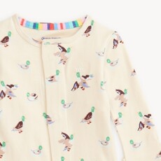 Magnetic  Me QUACK ME UP ORGANIC COTTON FOOTIE