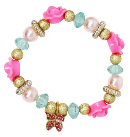 BUTTERFLY FLOWER BRACELET