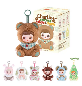 HANDS CRAFT CHARLINE PLUSH BLIND BOX: HIDE & SEEK PENDANT