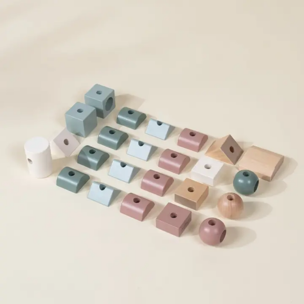 COCO VILLAGE OVERSIZED WOODEN STACKING TRAIN