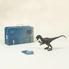 COCO VILLAGE VELOCRIRAPTOR DINOSAUR IN COLLECTIBLE BOX
