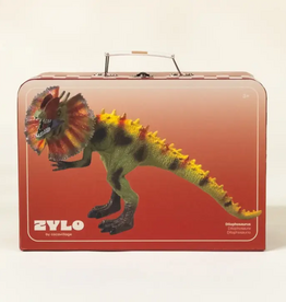 COCO VILLAGE DILOPHOSAURUS DINOSAUR IN COLLECTIBLE BOX