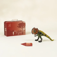 COCO VILLAGE DILOPHOSAURUS DINOSAUR IN COLLECTIBLE BOX