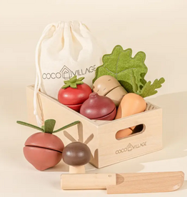 COCO VILLAGE WOODEN VEGETABLE PLAYSET