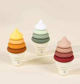 COCO VILLAGE 3 SETS OF SILICONE STACKABLE ICECREAM CONES