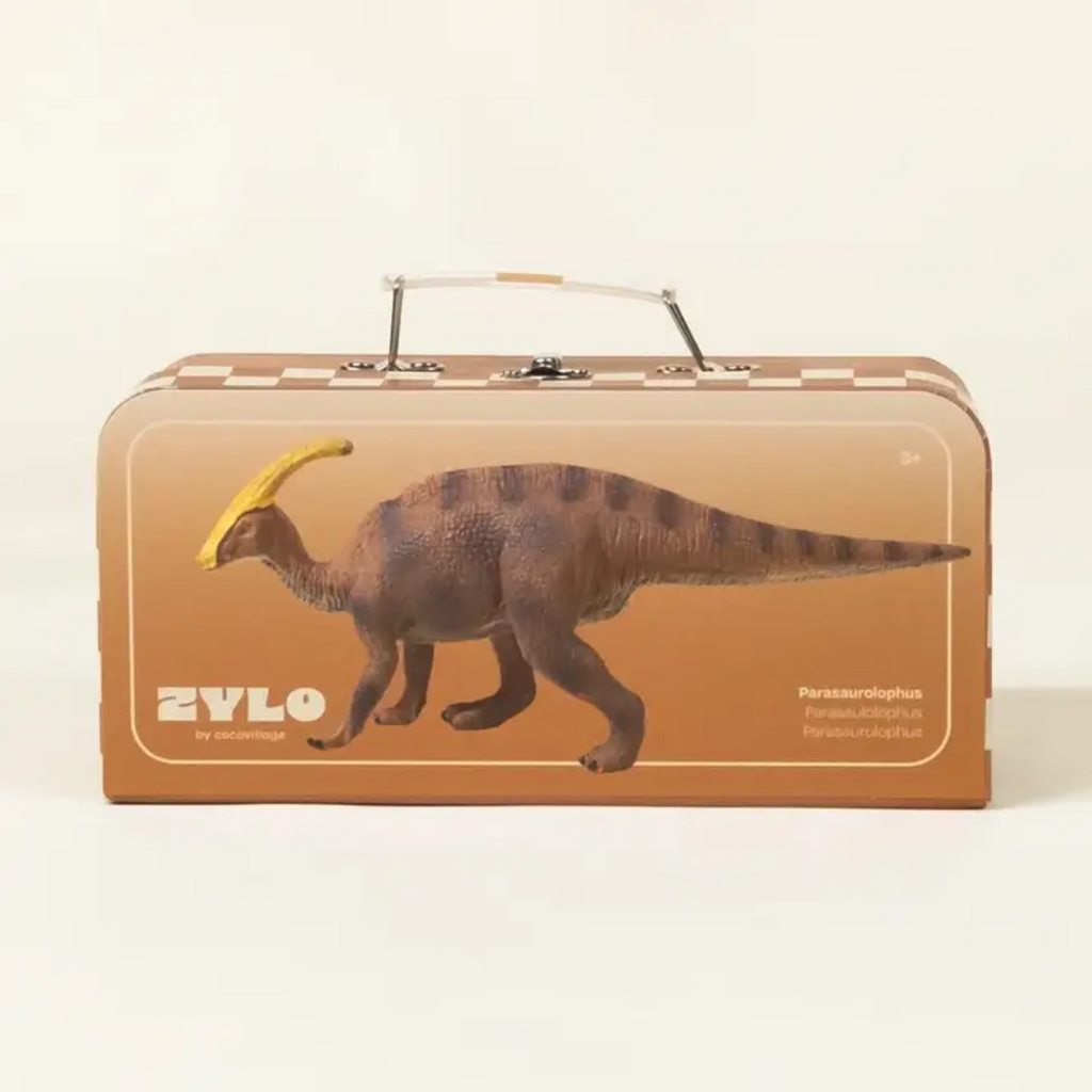 COCO VILLAGE PARASAUROLOPHUS DINOSAUR IN COLLECTIBLE BOX