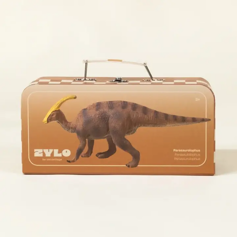 COCO VILLAGE PARASAUROLOPHUS DINOSAUR IN COLLECTIBLE BOX