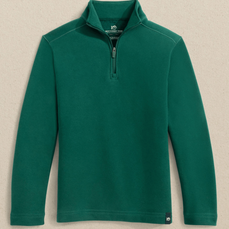 SOUTHERN TIDE Y LS MILLVIEW FLEECE QZIP
