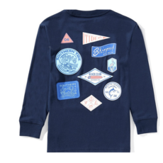 SOUTHERN TIDE Y LS ST STICKERS TEE