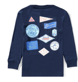 SOUTHERN TIDE Y LS ST STICKERS TEE