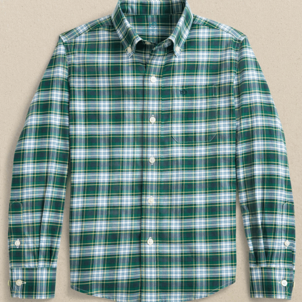 SOUTHERN TIDE Y LS SJ GORDON TARTAN SPORTSHIRT