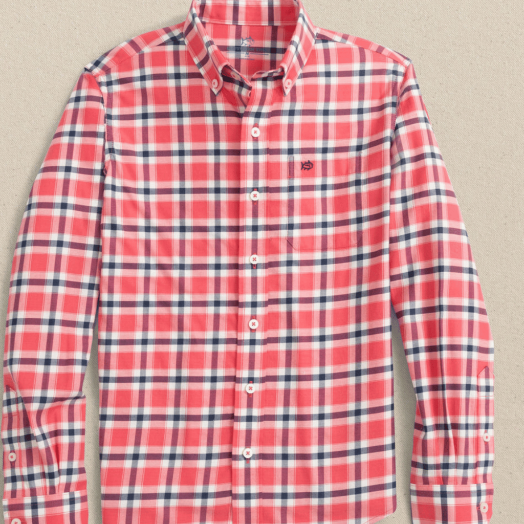 SOUTHERN TIDE Y LS SJ BEACHROCK PLAID SPORTSHIRT -  SNAPPER