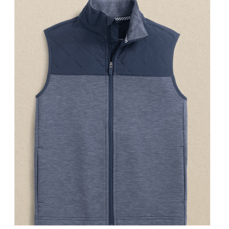 SOUTHERN TIDE Y WATERFRONT QUILTED VEST