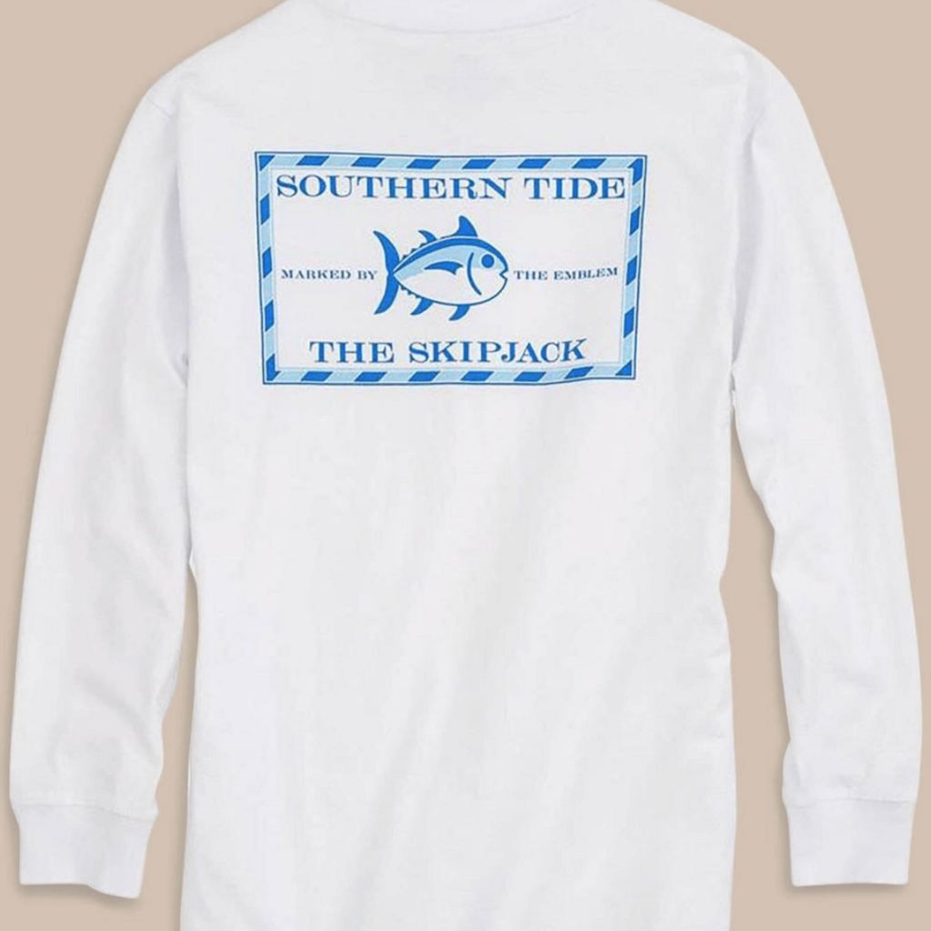 SOUTHERN TIDE YOUTH LS ORIGINAL SKIPJACK T-SHIRT
