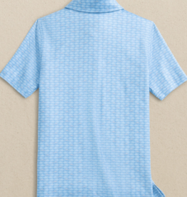 SOUTHERN TIDE Y DRIVER SKIPPING JACKS PERF POLO- OCEAN CHANNEL