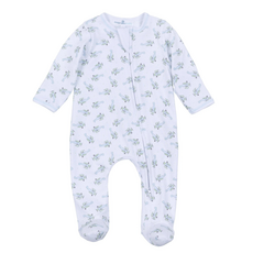 MAGNOLIA BABY TAKE FLIGHT PRINTED ZIPPER FOOTIE