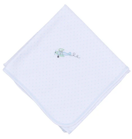 MAGNOLIA BABY TAKE FLIGHT EMB RECEIVING BLANKET