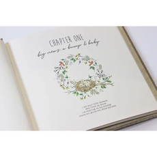 BABY MEMORY BOOK -  GREEN TRACTOR